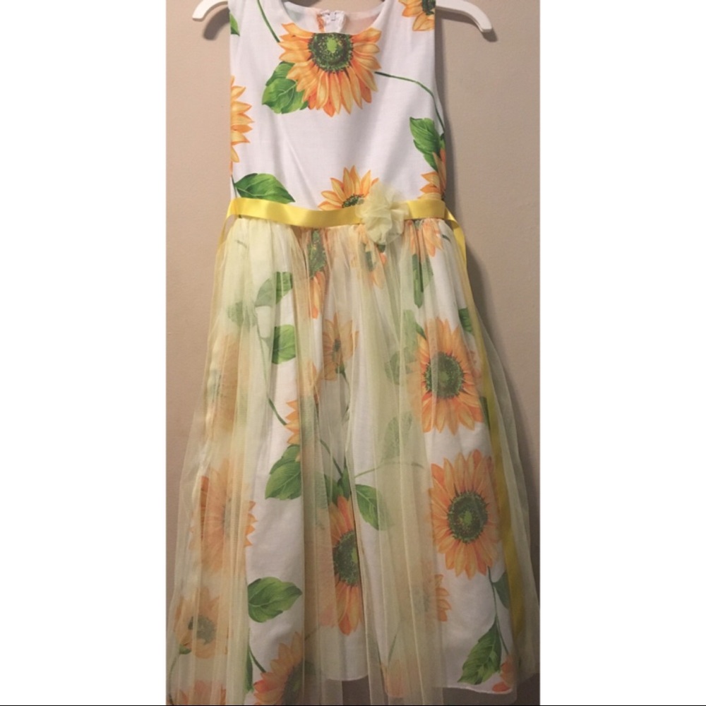 🛑SOLD🛑 Zulily  Sunflower dress